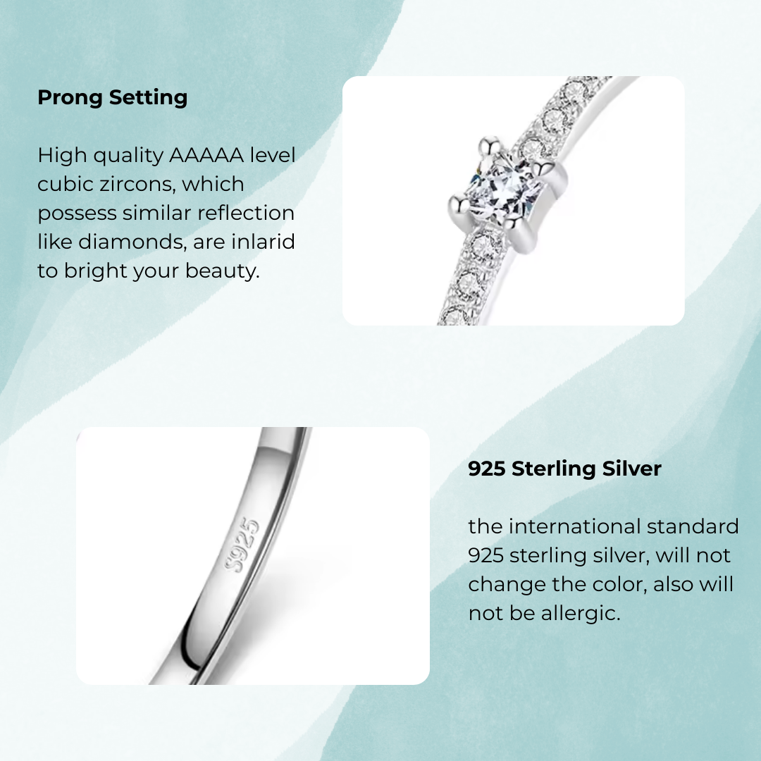 Promise Solitaire Ring | Zircon 925