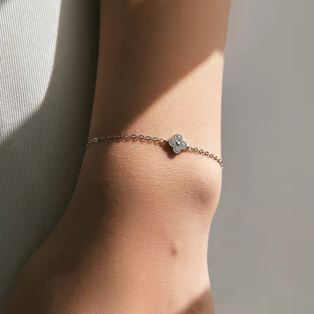 Four Leaf Clover Bracelet | CZ 925