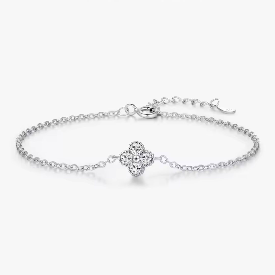 Four Leaf Clover Bracelet | CZ 925
