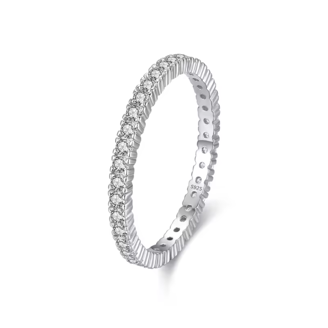 Eternity Band Ring | Zircon 925