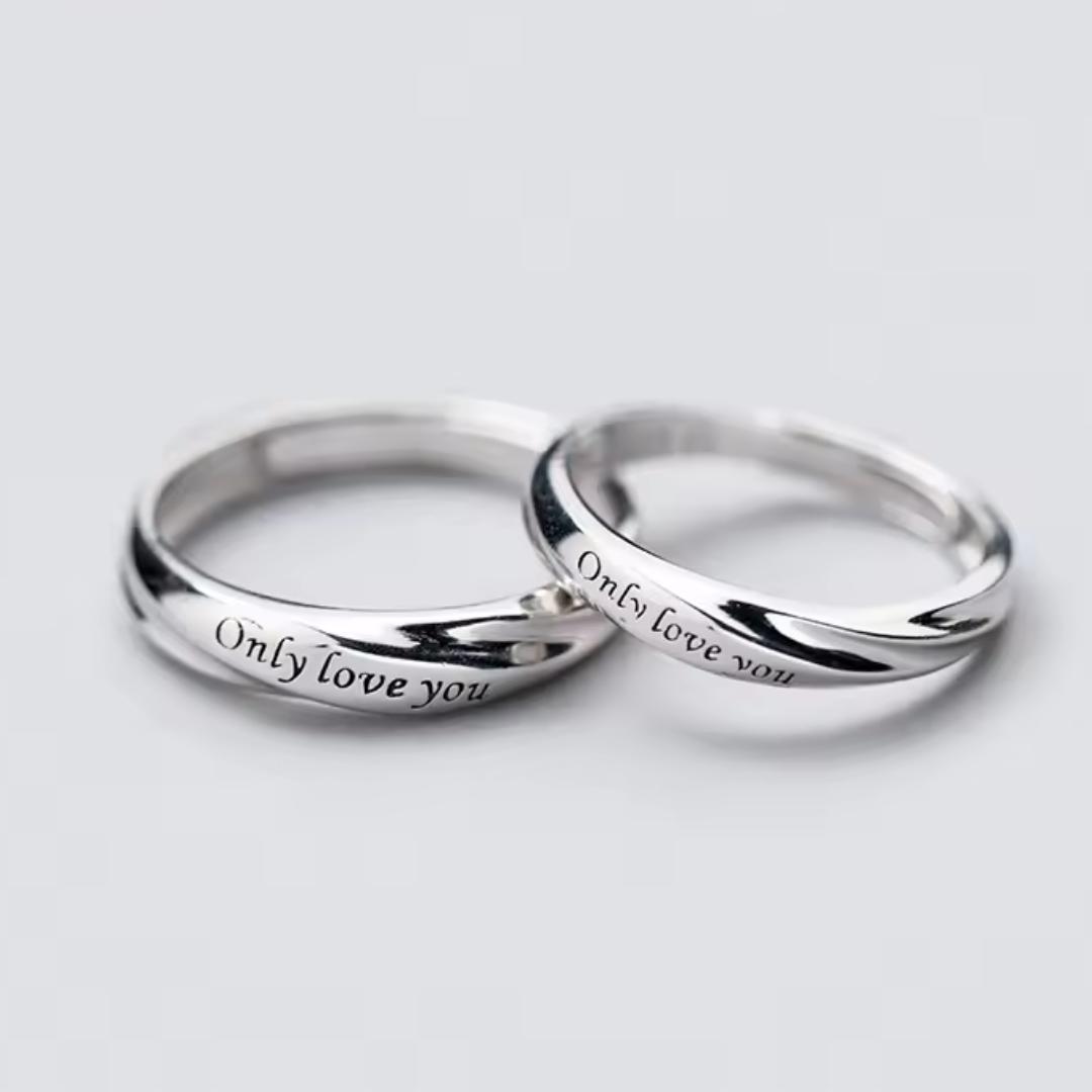 Promise Couple Rings | Sterling Silver 925