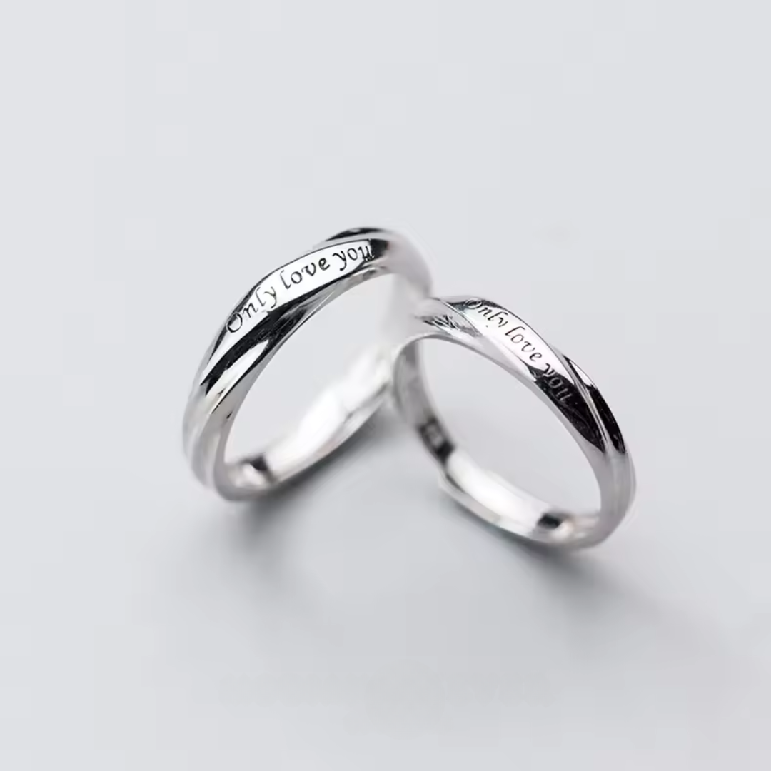 Promise Couple Rings | Sterling Silver 925