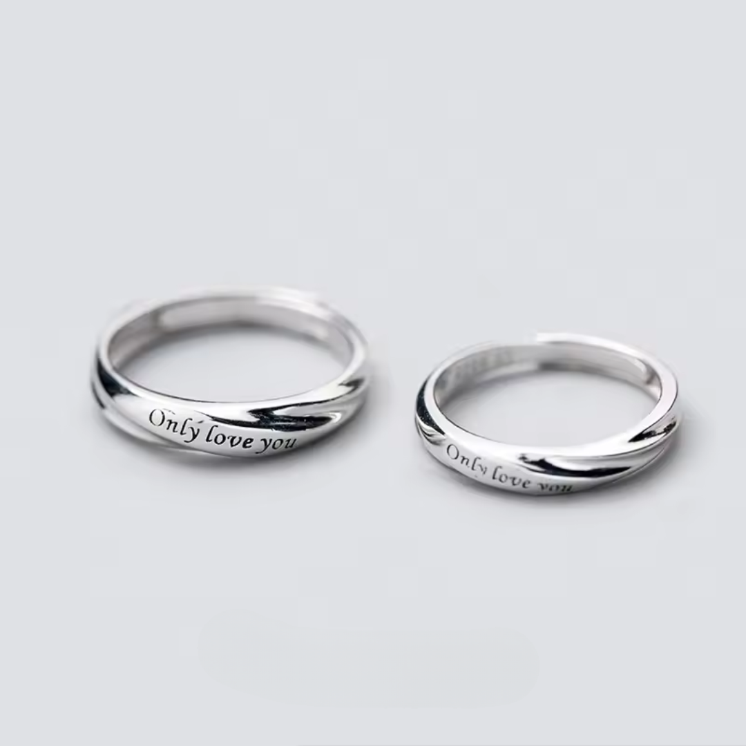 Promise Couple Rings | Sterling Silver 925