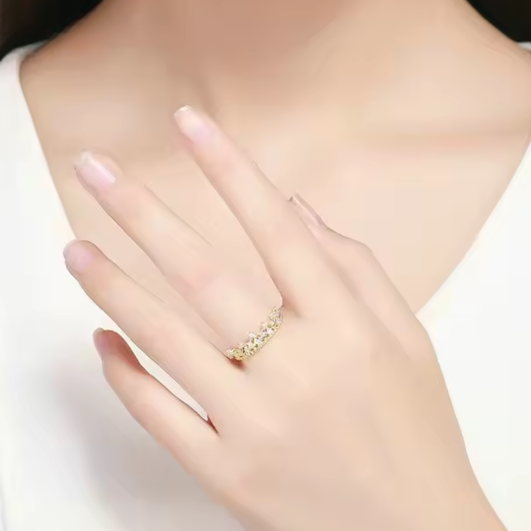 Princess Crown Ring | 18K Gold Plated