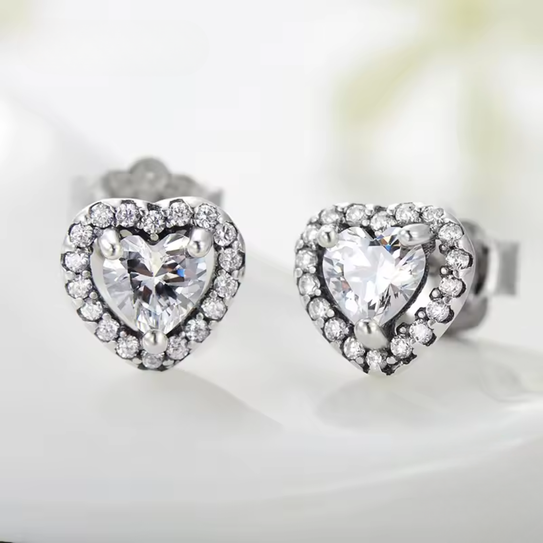 Forever Love Set | Crystal Heart & Sterling Silver