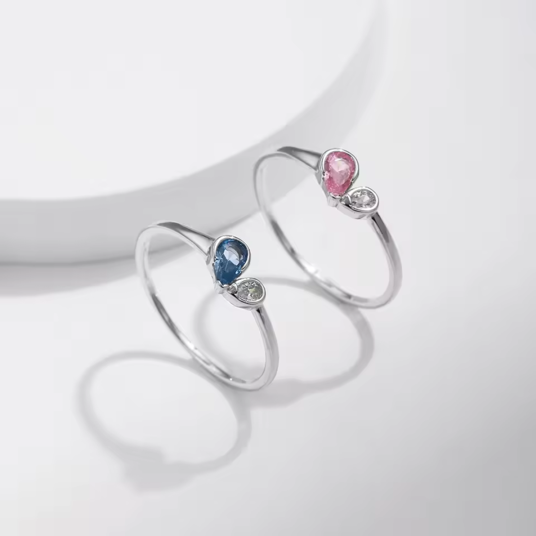 Sweetheart Duo Set | CZ Hearts & Sterling Silver