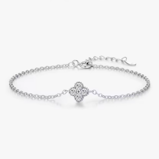 Four Leaf Clover Bracelet | CZ 925