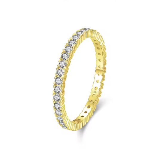 Eternity Band Ring | Zircon 925