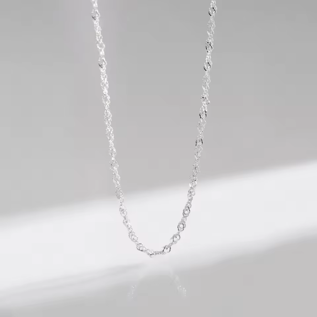 Sterling Silver Basic Chains | 7 Styles