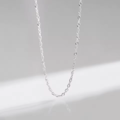Sterling Silver Basic Chains | 7 Styles