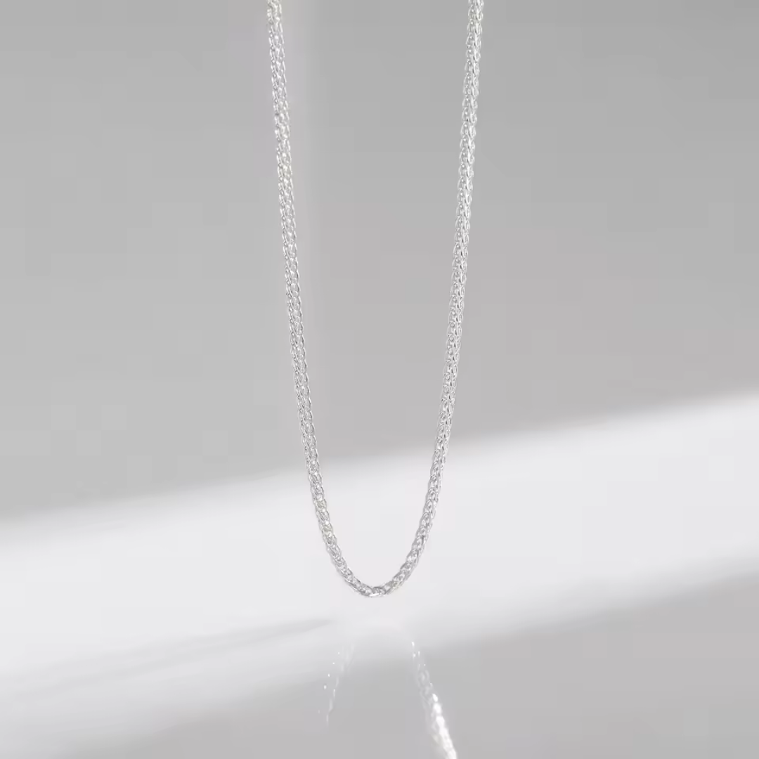 Sterling Silver Basic Chains | 7 Styles