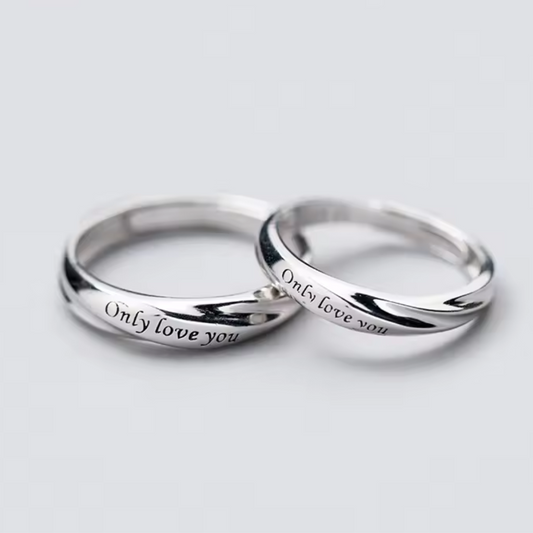 Promise Couple Rings | Sterling Silver 925