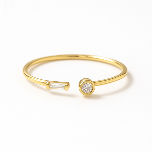 Eternal Shine Ring | Adjustable Zircon