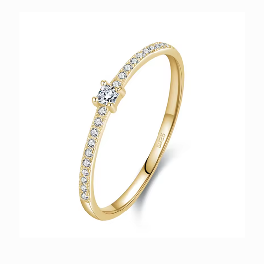 Promise Solitaire Ring | Zircon 925