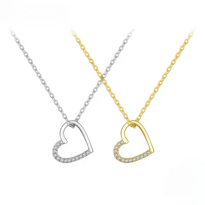 Eternal Heart Necklace | 18K Gold Plated 925