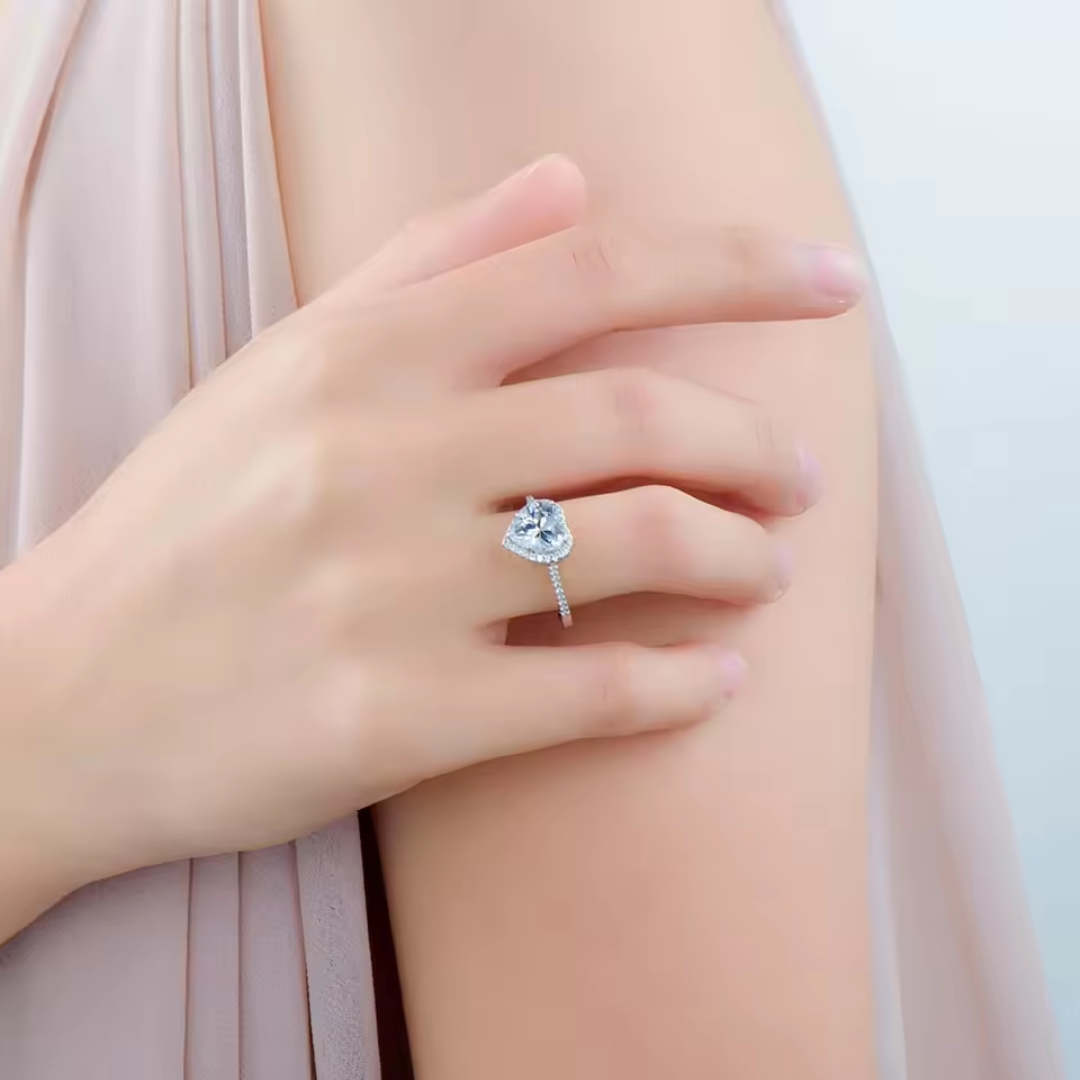 Eternal Heart Set | Crystal & Sterling Silver