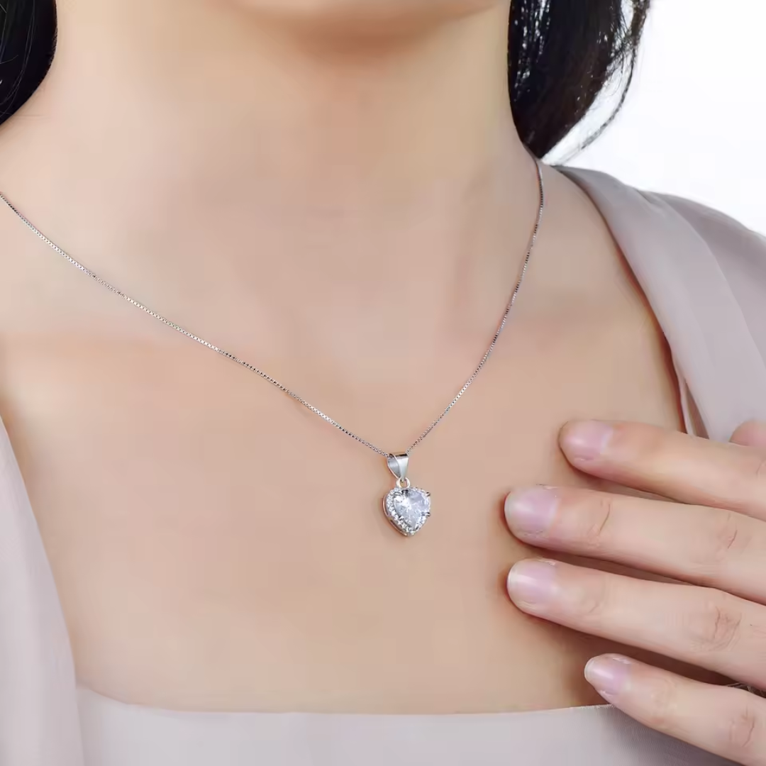 Eternal Heart Set | Crystal & Sterling Silver