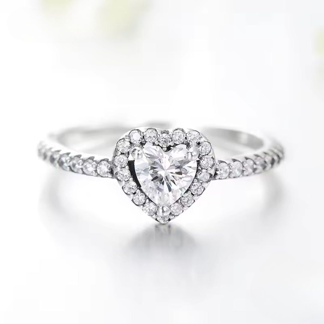 Forever Love Set | Crystal Heart & Sterling Silver