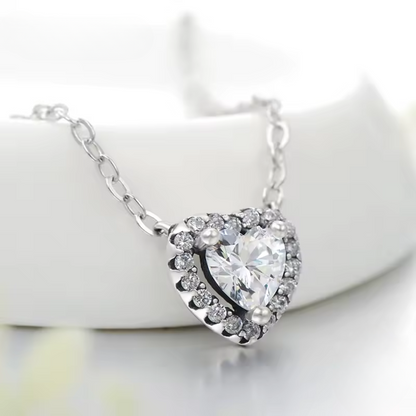 Forever Love Set | Crystal Heart & Sterling Silver