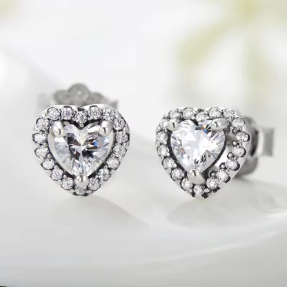 Forever Love Set | Crystal Heart & Sterling Silver