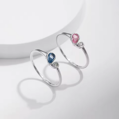 Sweetheart Duo Set | CZ Hearts & Sterling Silver
