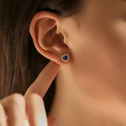 Ocean Heart Set | Blue Opal & Sterling Silver